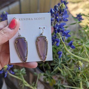 VGUC Vintage Sky in Gold and Purple banded agate